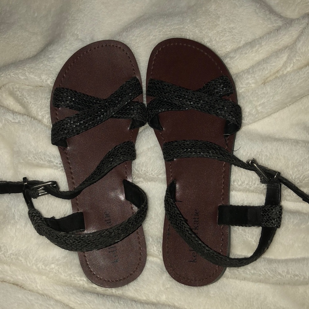 Black Strappy Sandals
